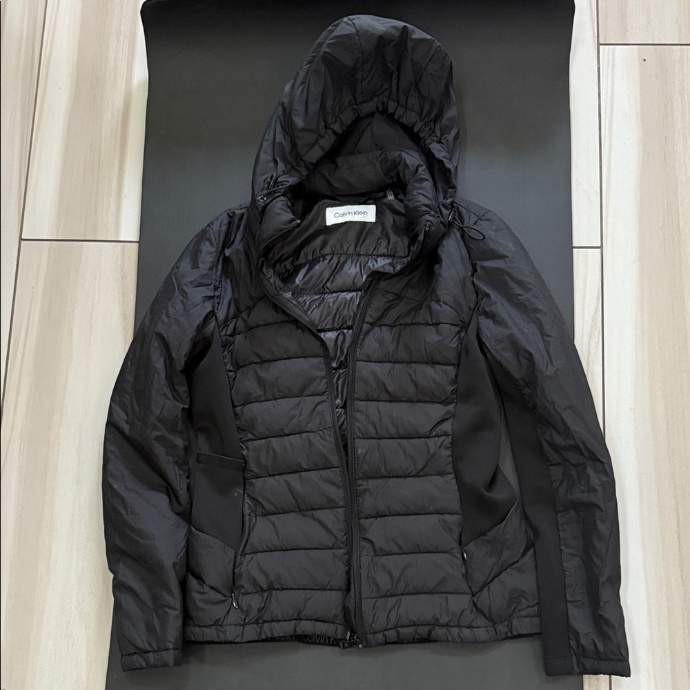Calvin Klein Black Hooded Jacket